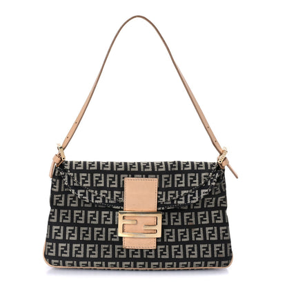 Fendi Zucchino Baguette Black 1 of 7