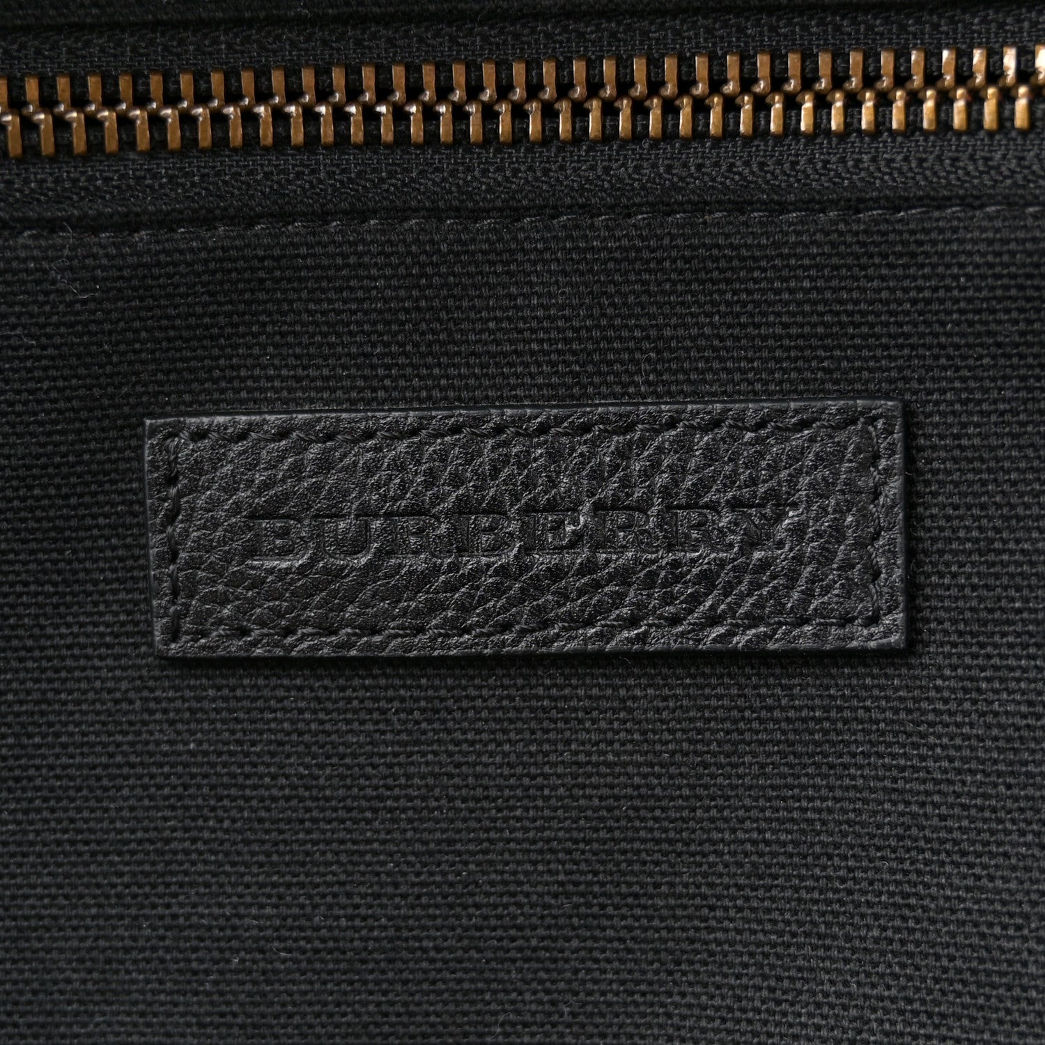 Burberry Mega Check Calfskin Abbeydale Simple Backpack Black Camel 6 of 11