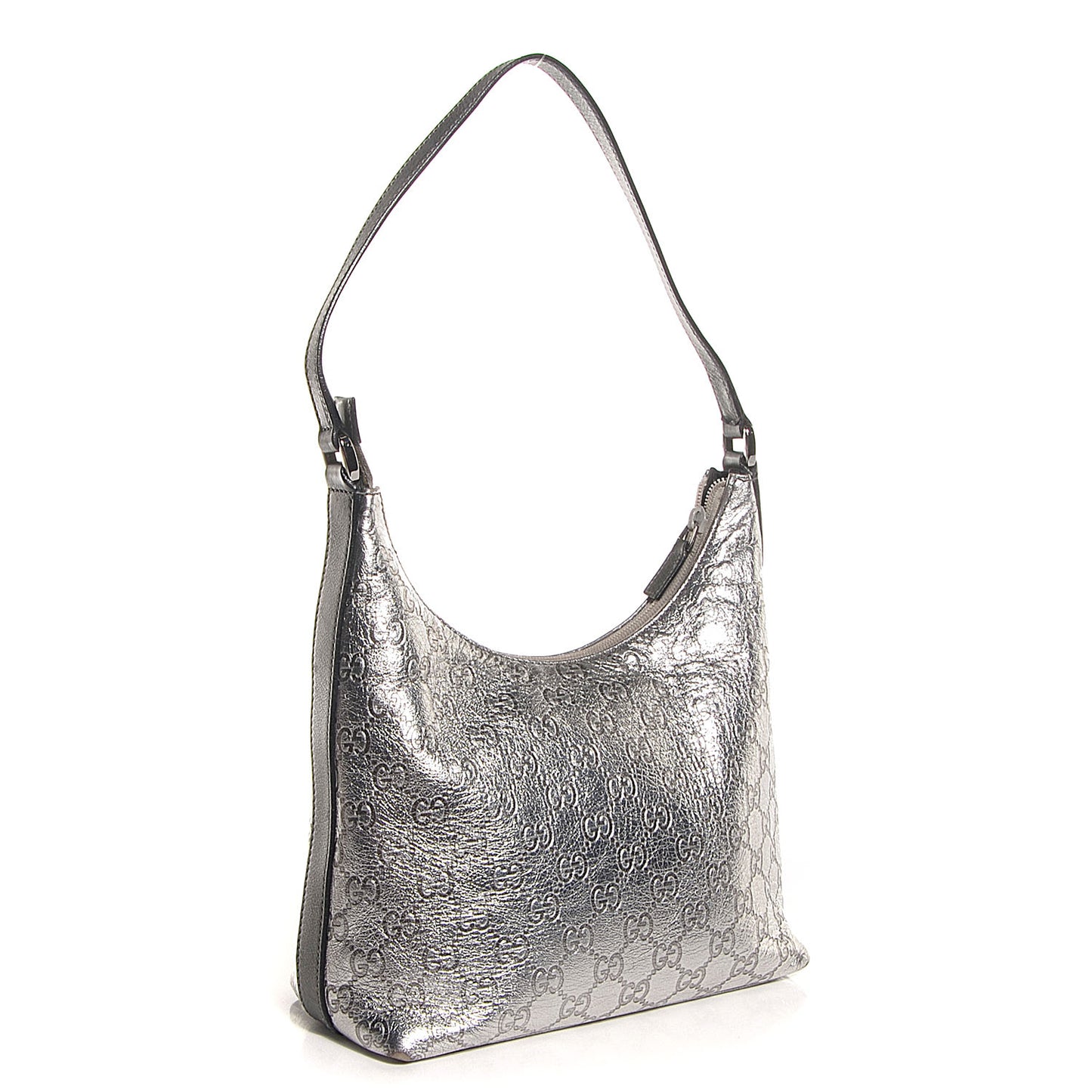 Guccissima Hobo Silver