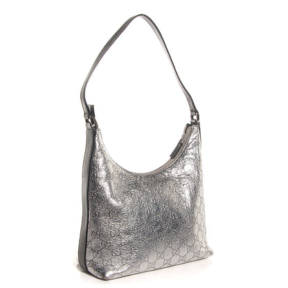 Gucci Guccissima Hobo Silver 3 of 7