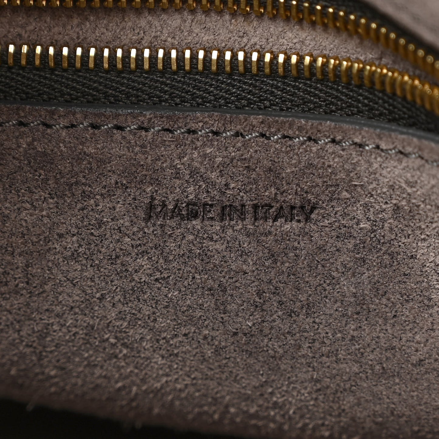 Soft Grained Calfskin Small Sangle Bucket Bag Kohl