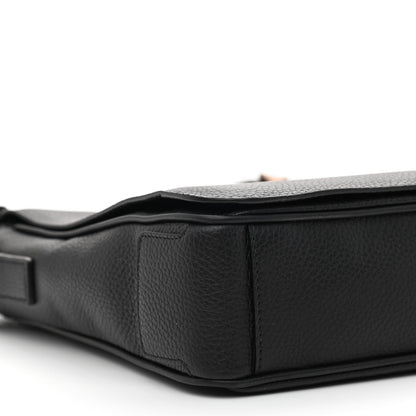 Burberry Grainy Calfskin Embossed Bruno Messenger Black 10 of 12