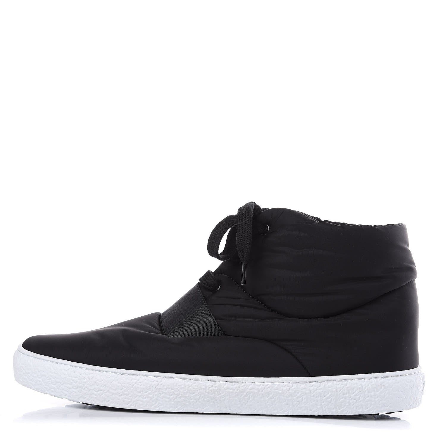 Chanel Nylon Mens High Top Sneakers 45 Black 1 of 7