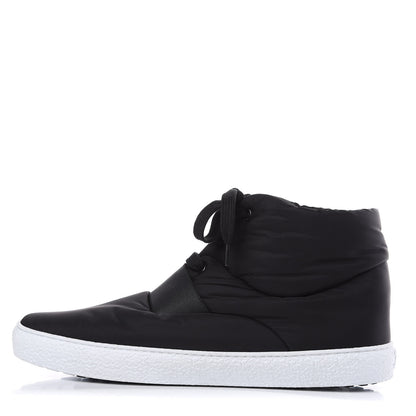 Chanel Nylon Mens High Top Sneakers 45 Black 1 of 7