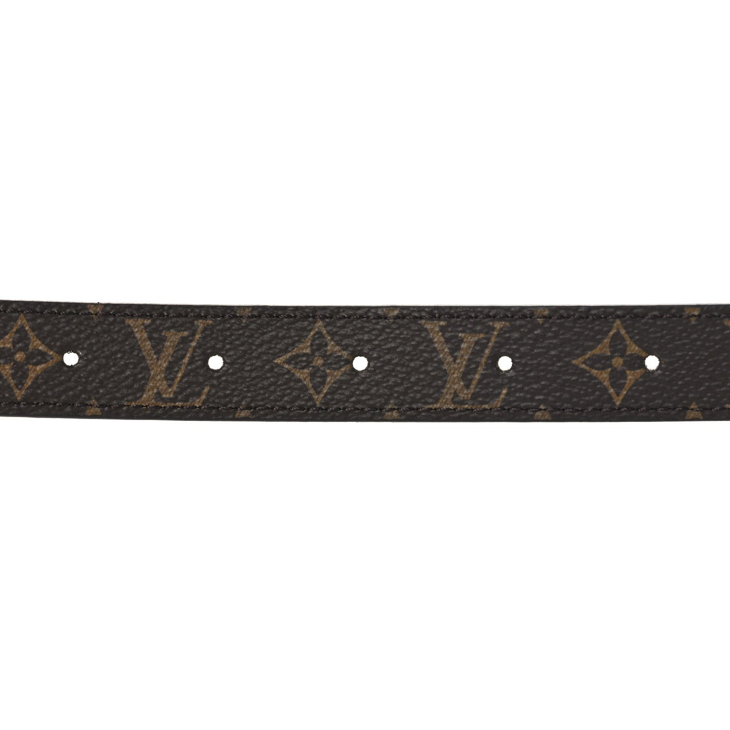 Louis Vuitton Calfskin Monogram 20mm LV Iconic Reversible Belt Black 4 of 5