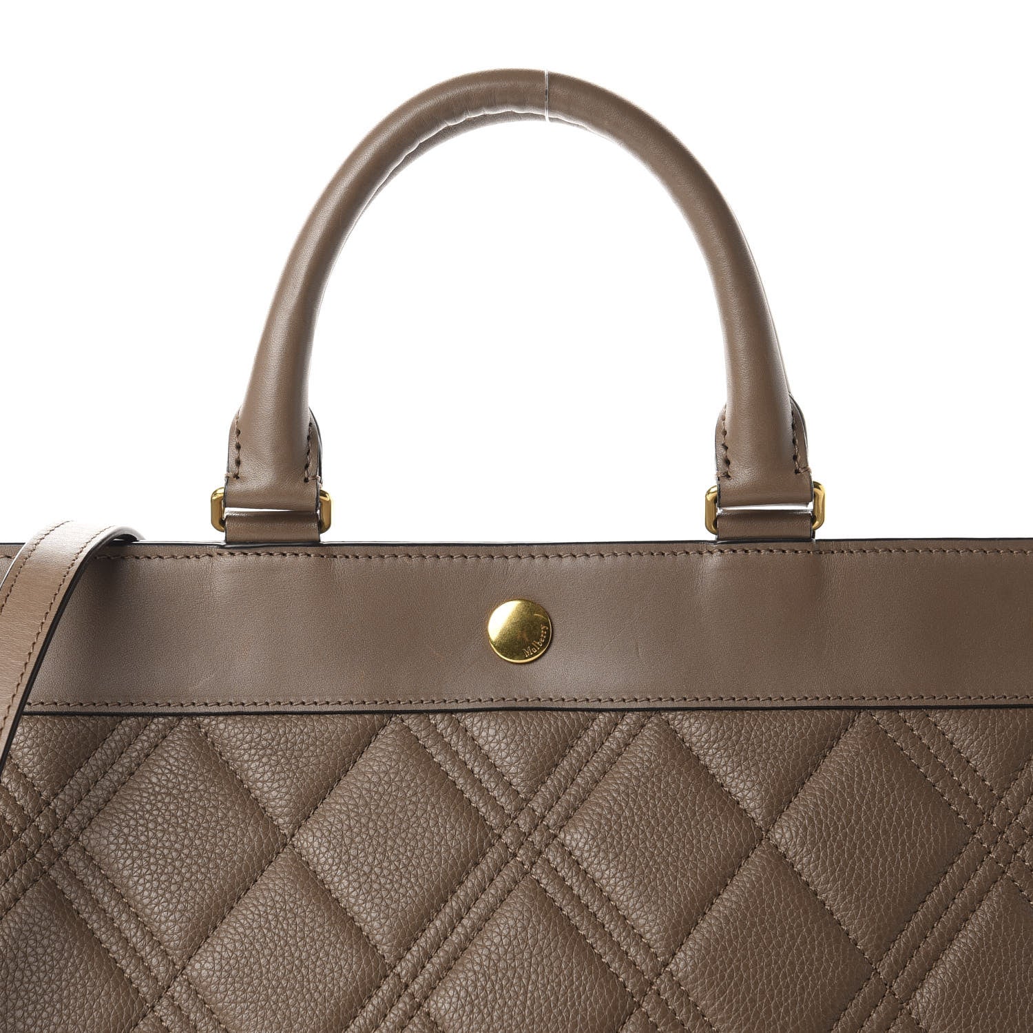 Mulberry Small Classic Grain Quilted Marylebone Tote Clay 9 of 9