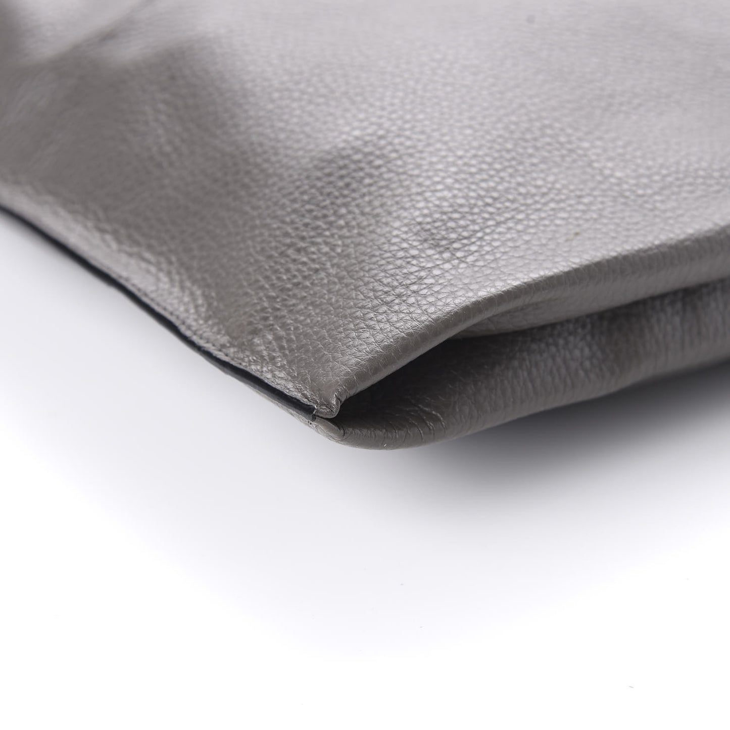 Calfskin Large Alix Padlock Zip Shoulder Bag Graphite