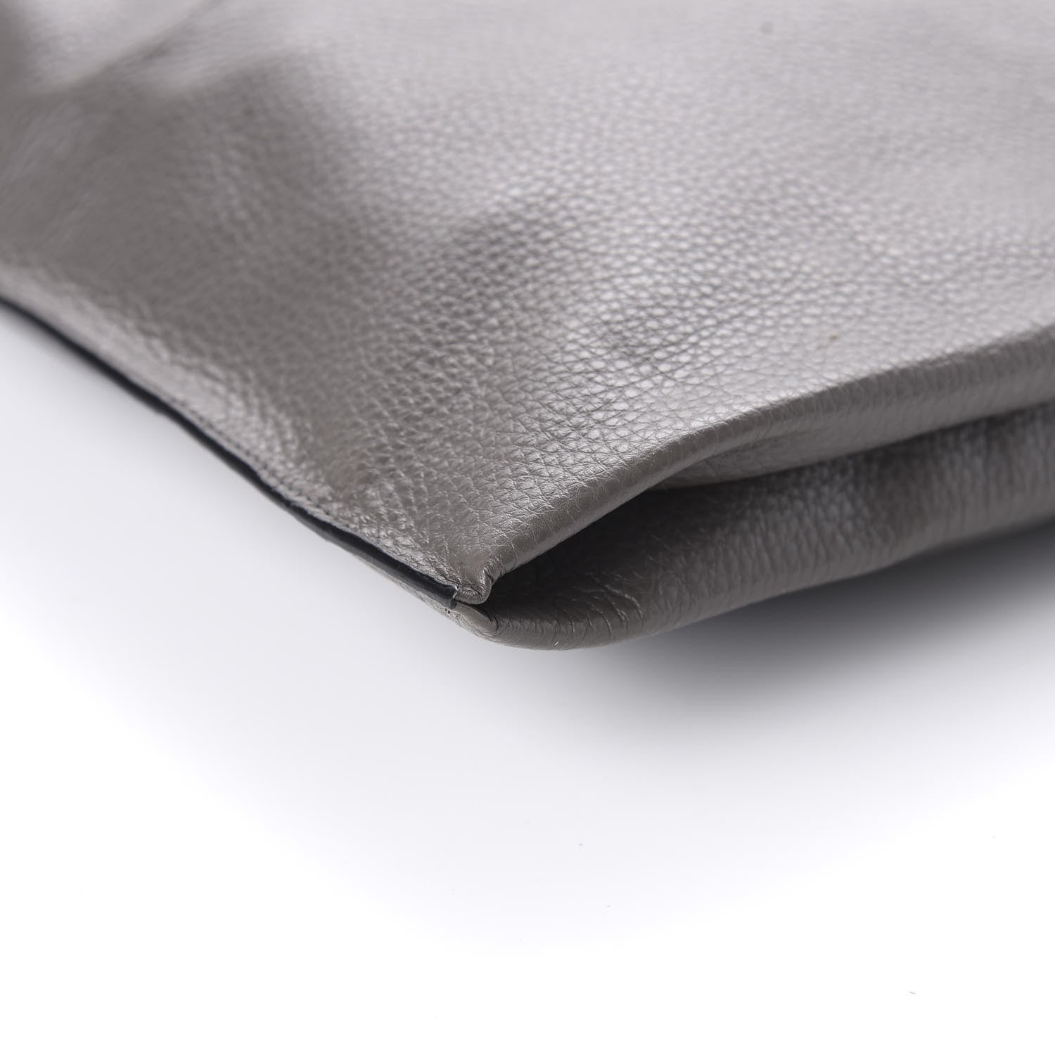 Tom Ford Calfskin Large Alix Padlock Zip Shoulder Bag Graphite 6 of 10