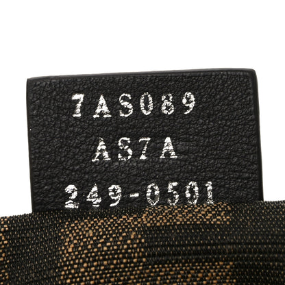 Fendi Vitello Grace Nano Fendigraphy Hobo Charm Miele Scuro 6 of 10