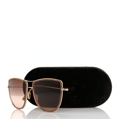 Tom Ford Tina Sunglasses TF759 Gold 9 of 9