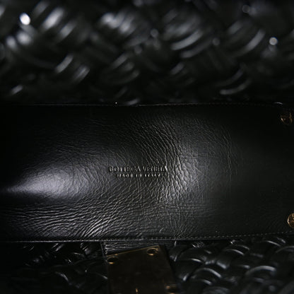 Bottega Veneta Calfskin Intreccio Desiree Shoulder Bag Dark Green 4 of 7