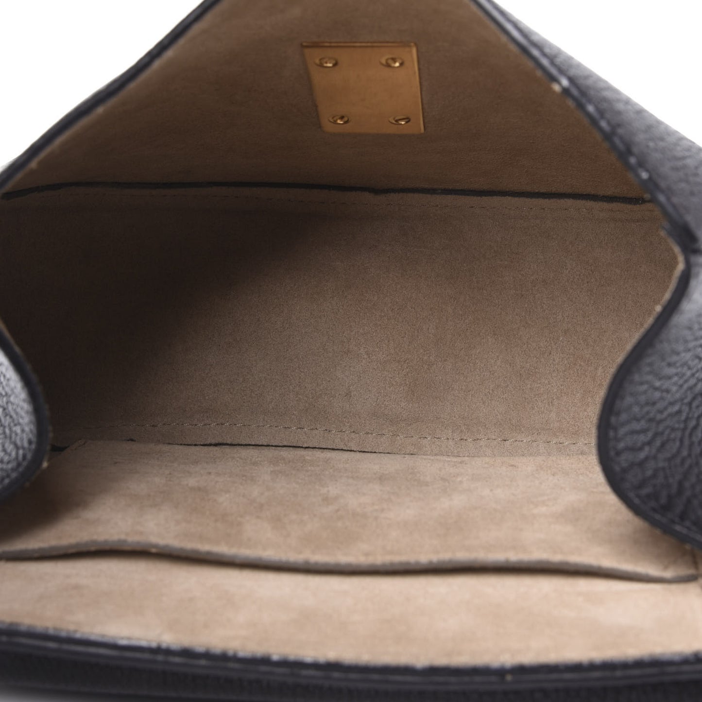 Grained Lambskin Drew Shoulder Bag Black