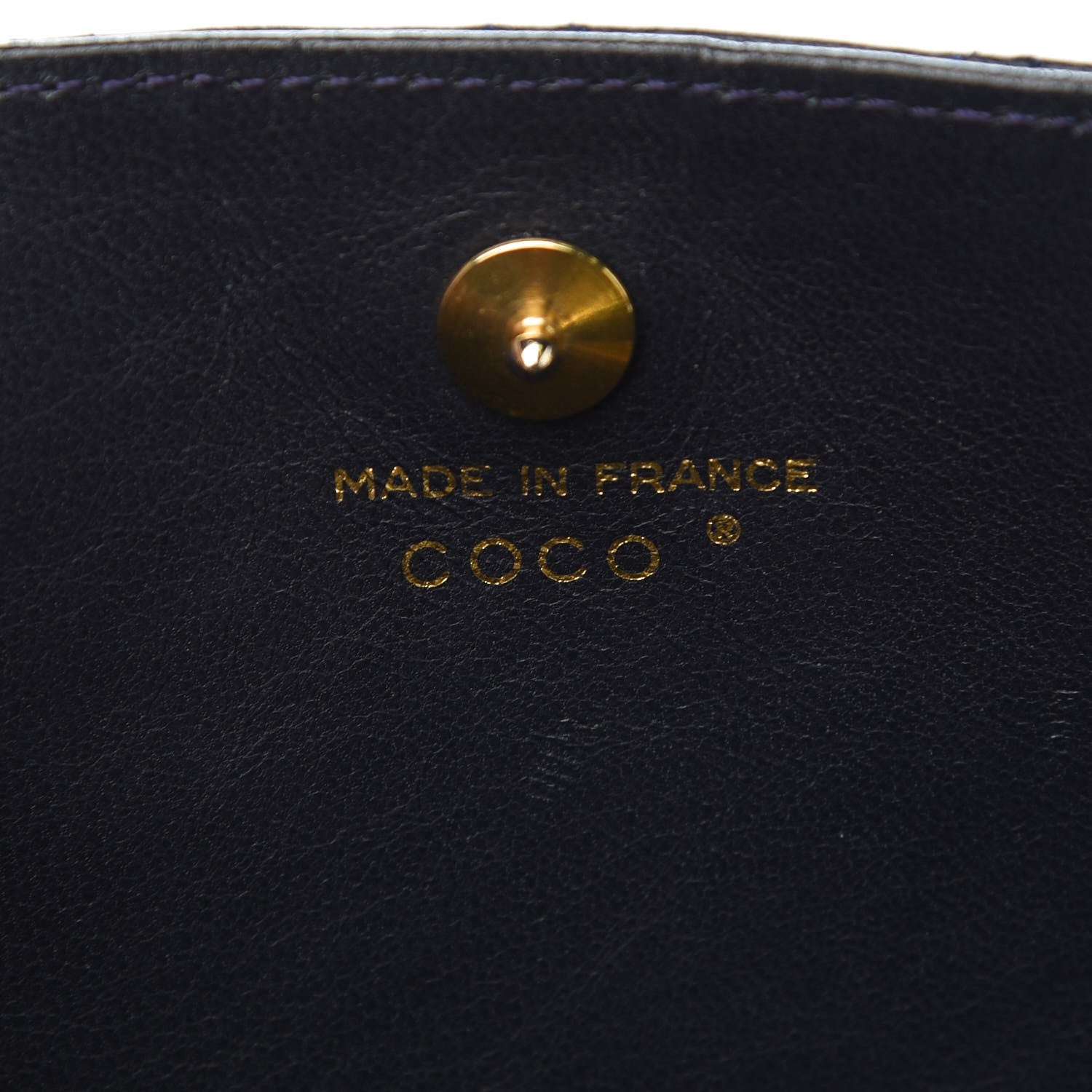 Chanel Lambskin Quilted Crossbody Navy 8 of 11