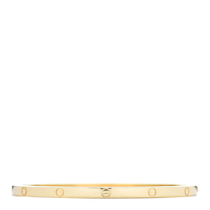 Cartier 18K Yellow Gold Small LOVE Bracelet 18 1 of 4