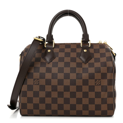 Louis Vuitton Damier Ebene Speedy Bandouliere 25 1 of 10