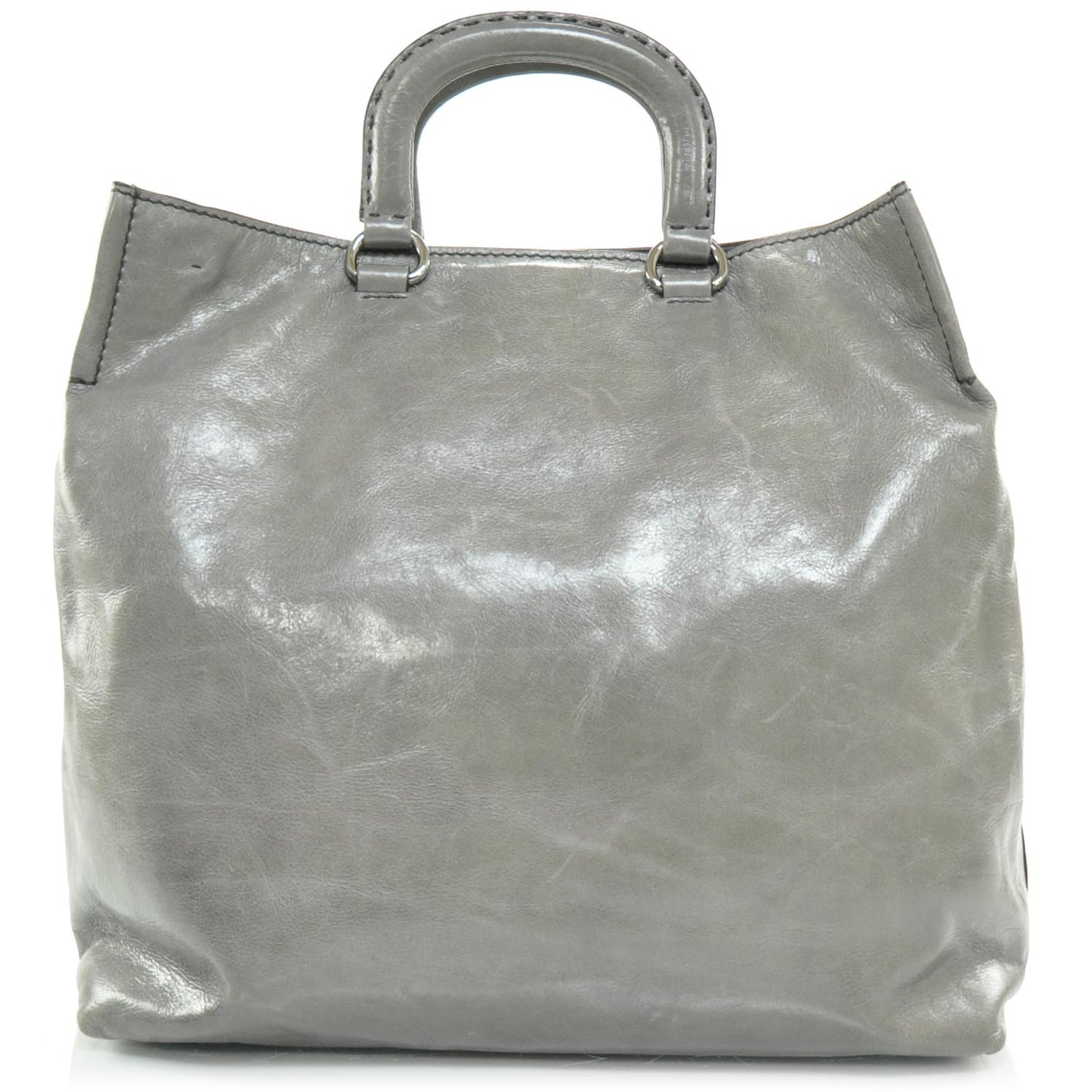 Vitello Shine Tote Fumo