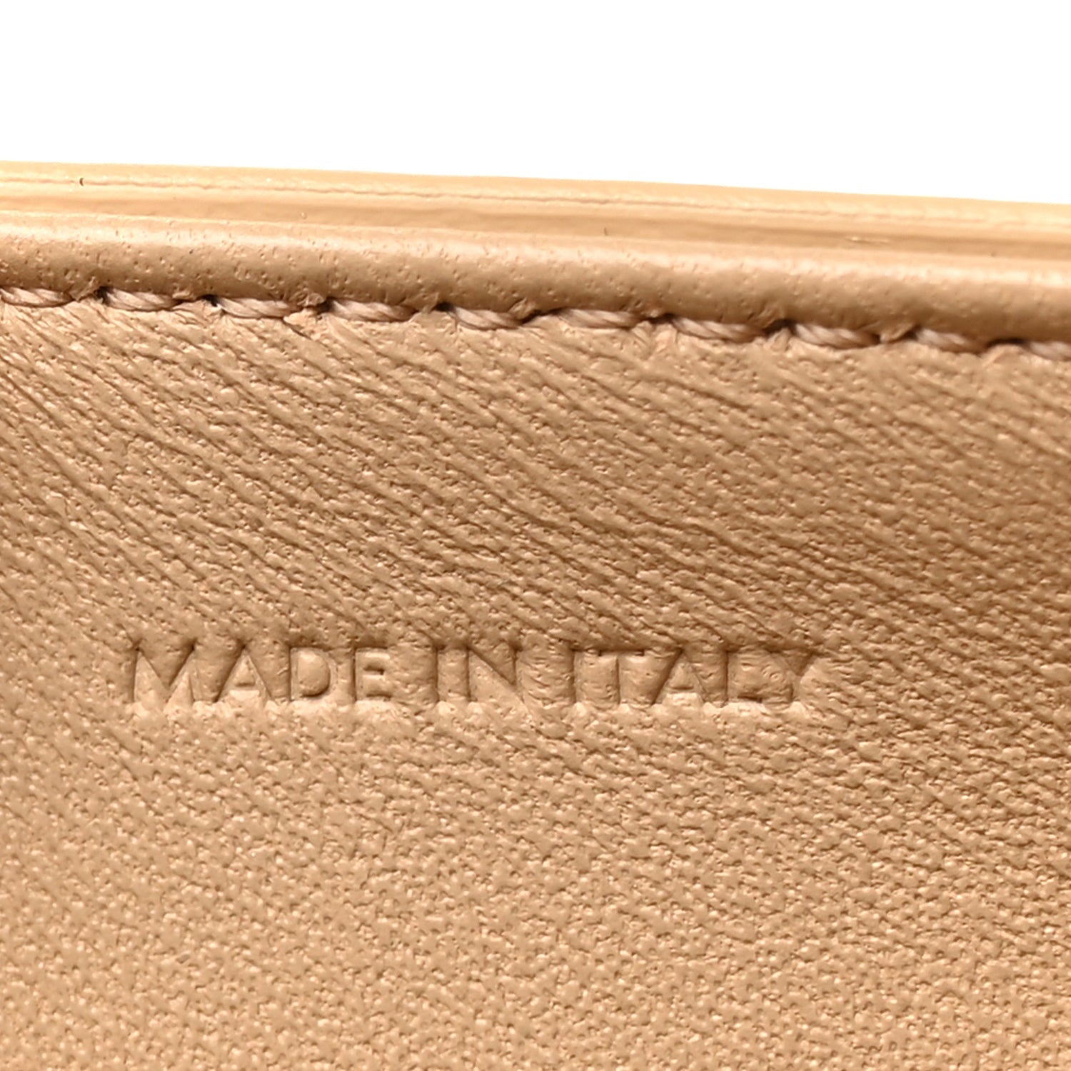 Celine Shiny Calfskin Teen Triomphe  Nude 5 of 9
