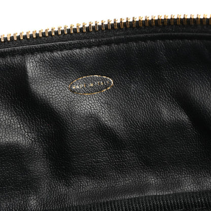 Chanel Lambskin Vanity Cosmetic Case Black 7 of 7