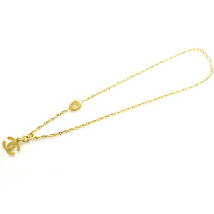 Chanel CC Long Necklace Gold 1 of 5