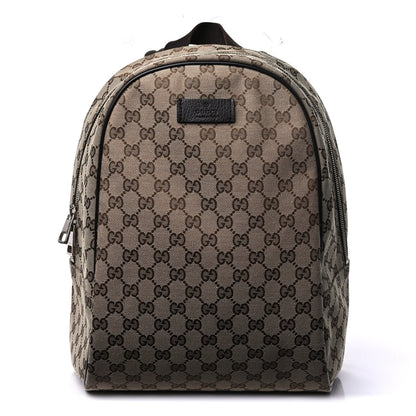 Gucci Monogram Travel Backpack Beige 1 of 8