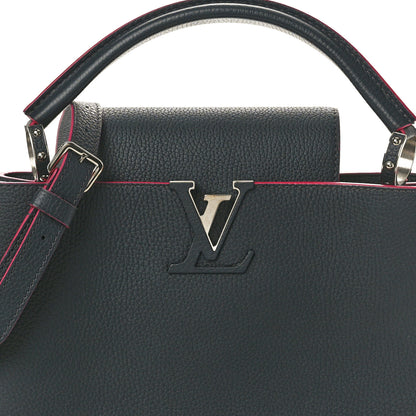 Louis Vuitton Taurillon Capucines BB Cobalt Fuchsia 7 of 9