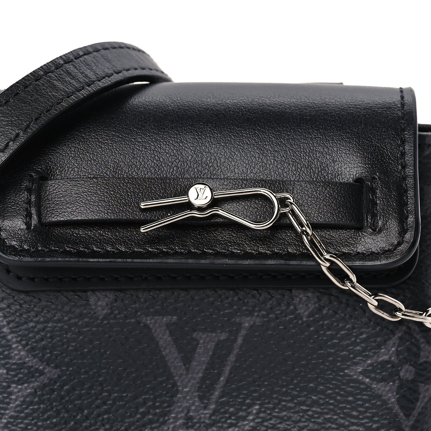 Louis Vuitton Monogram Eclipse Mini Steamer Pouch 6 of 8
