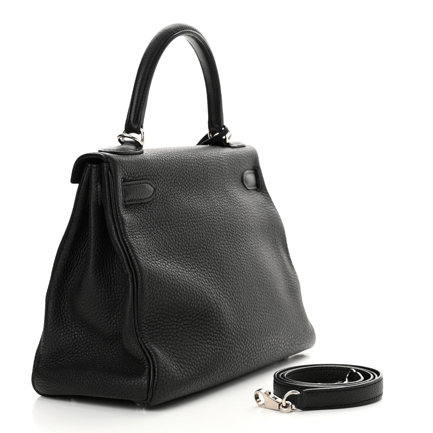 Hermes Togo Kelly Retourne 28 Black 3 of 16