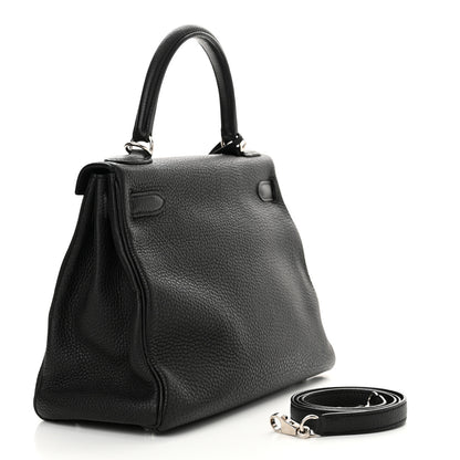Hermes Togo Kelly Retourne 28 Black 3 of 16