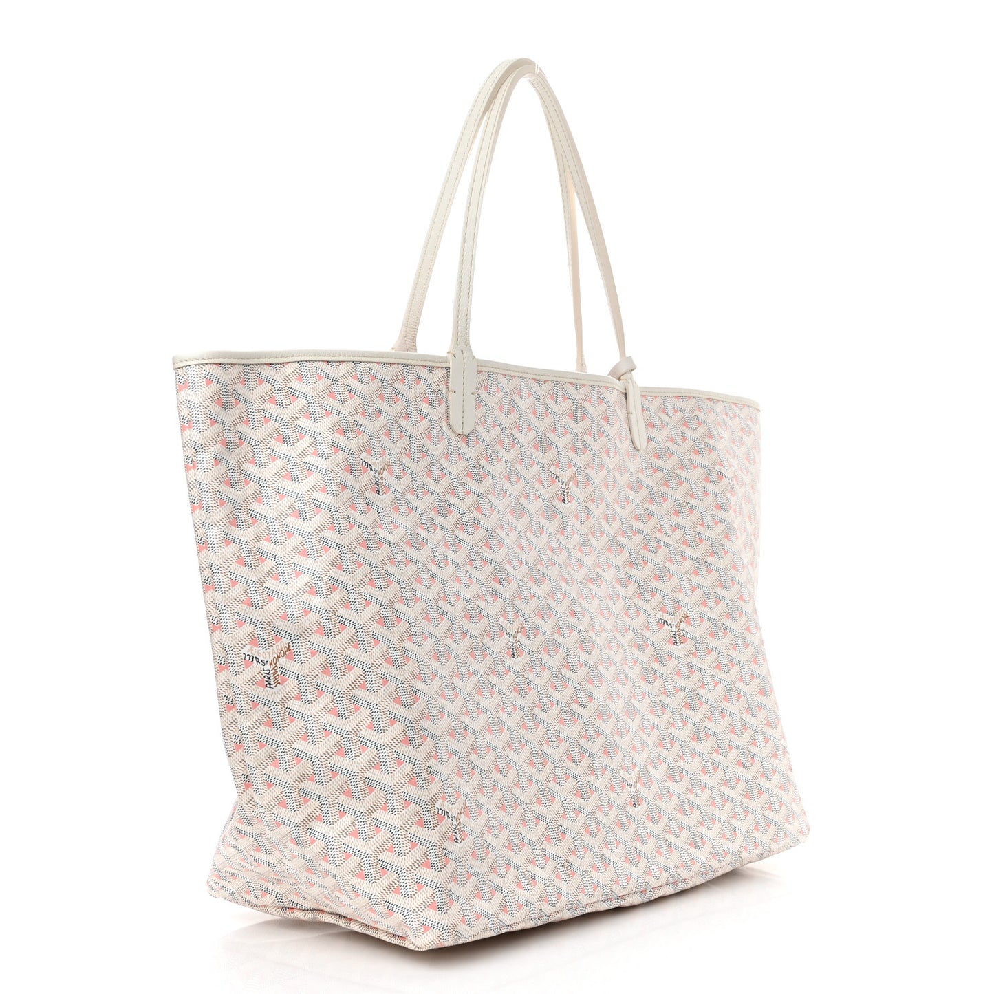 Goyardine Saint Louis Claire Voie GM White Pink