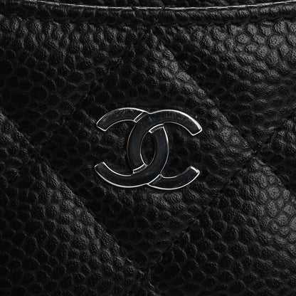 Chanel Caviar Quilted Card Holder Black 9 of 13