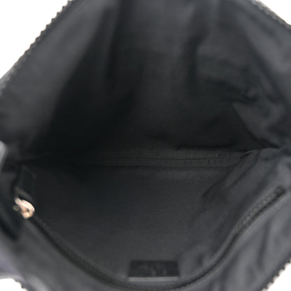 Gucci Nylon Monogram Small Flat Messenger Bag Black 5 of 10