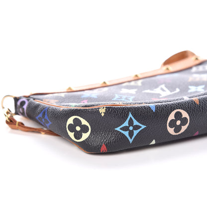Louis Vuitton Monogram Multicolor Pochette Accessories Black 7 of 10