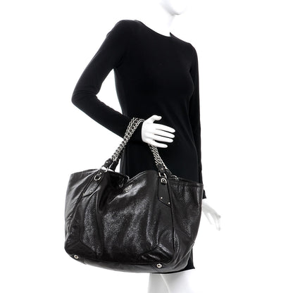 Prada Cervo Lux Chain Shoulder Bag Ebano 2 of 8