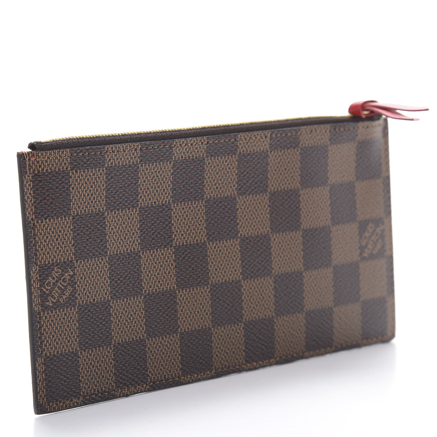 Damier Ebene Felicie Chain Wallet Zippered Insert