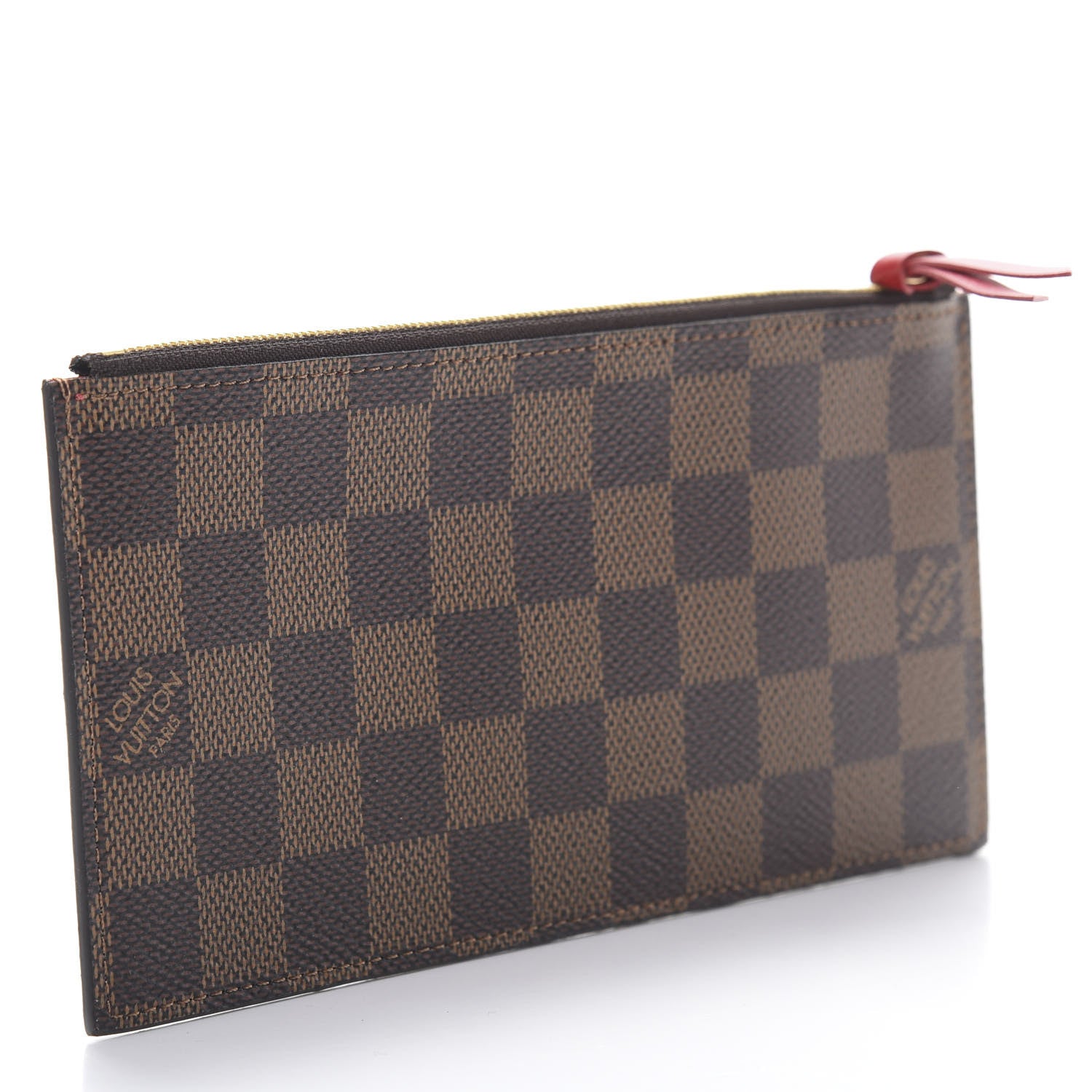 Louis Vuitton Damier Ebene Felicie Chain Wallet Zippered Insert 3 of 6