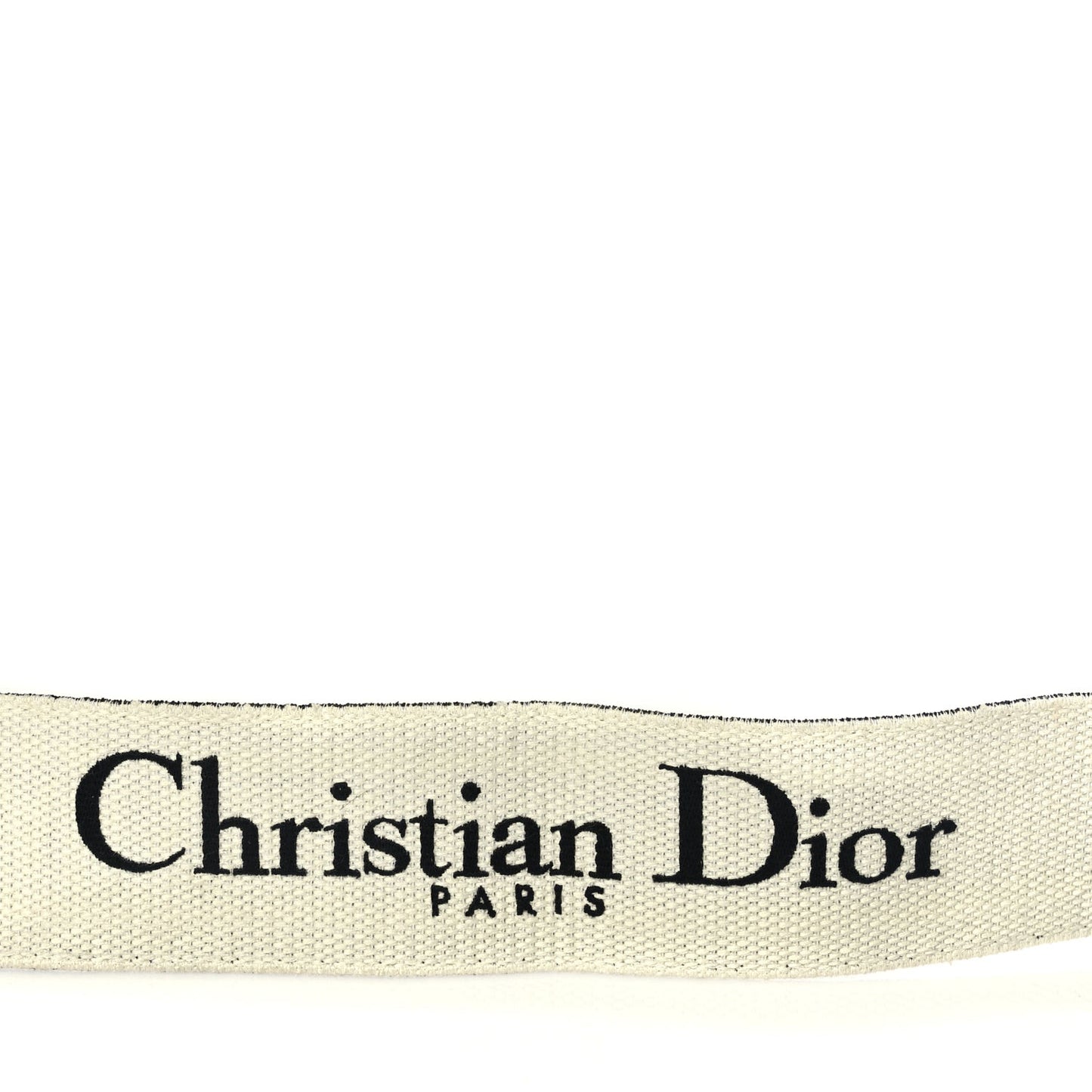 Canvas Embroidered Shoulder Strap Black Ultramatte