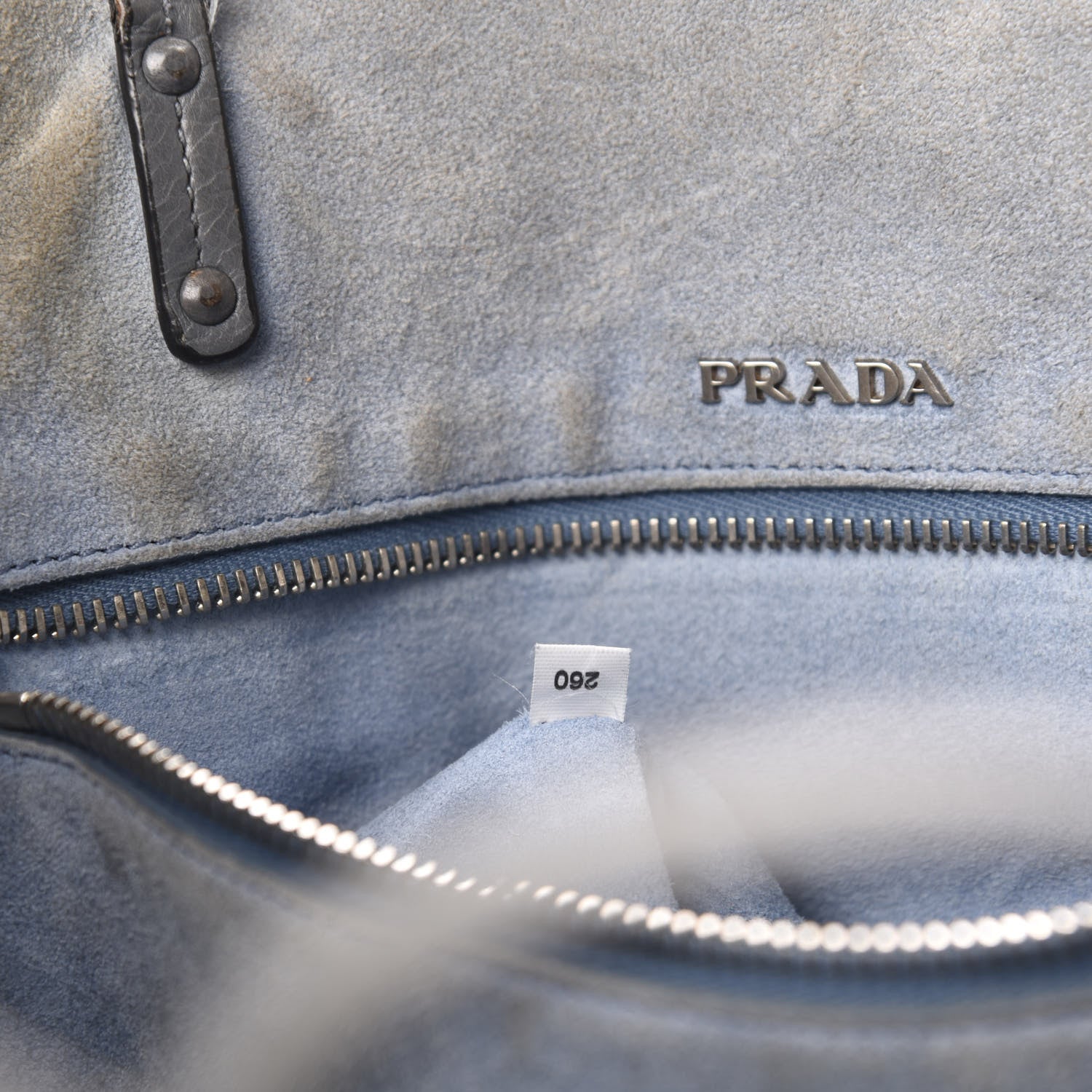 Prada Glace Calf Etiquette Tote Astrale 15 of 17