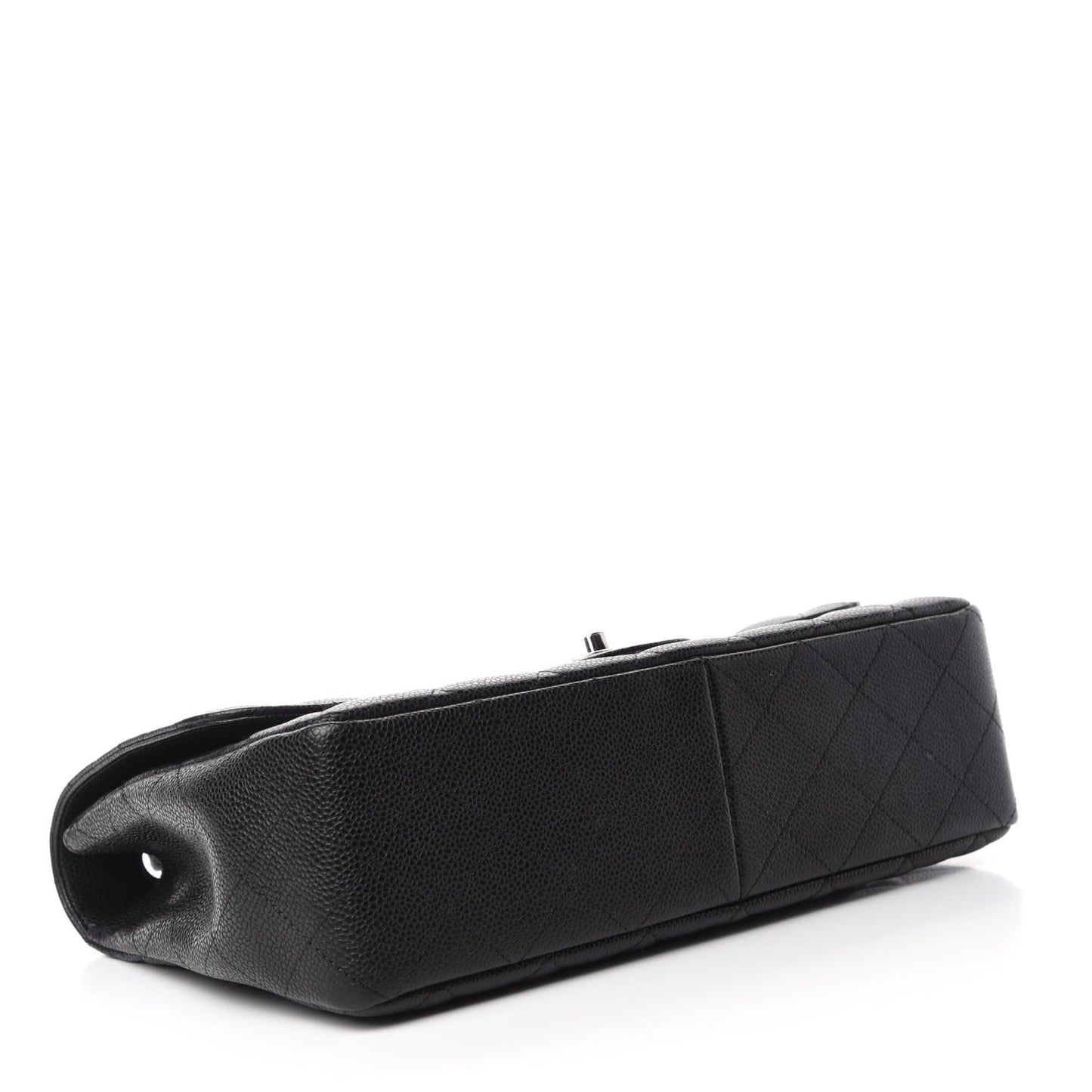 Caviar Quilted Jumbo Single Flap Black