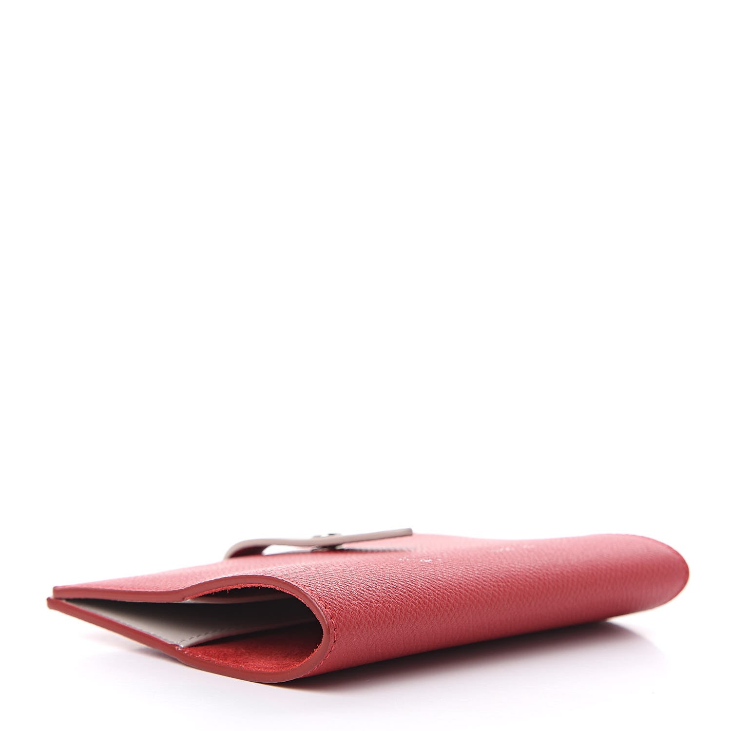 Celine Grained Calfskin Strap Passport Cover Pop Red 4 of 8