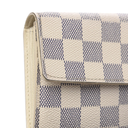 Louis Vuitton Damier Azur Sarah Wallet 12 of 14