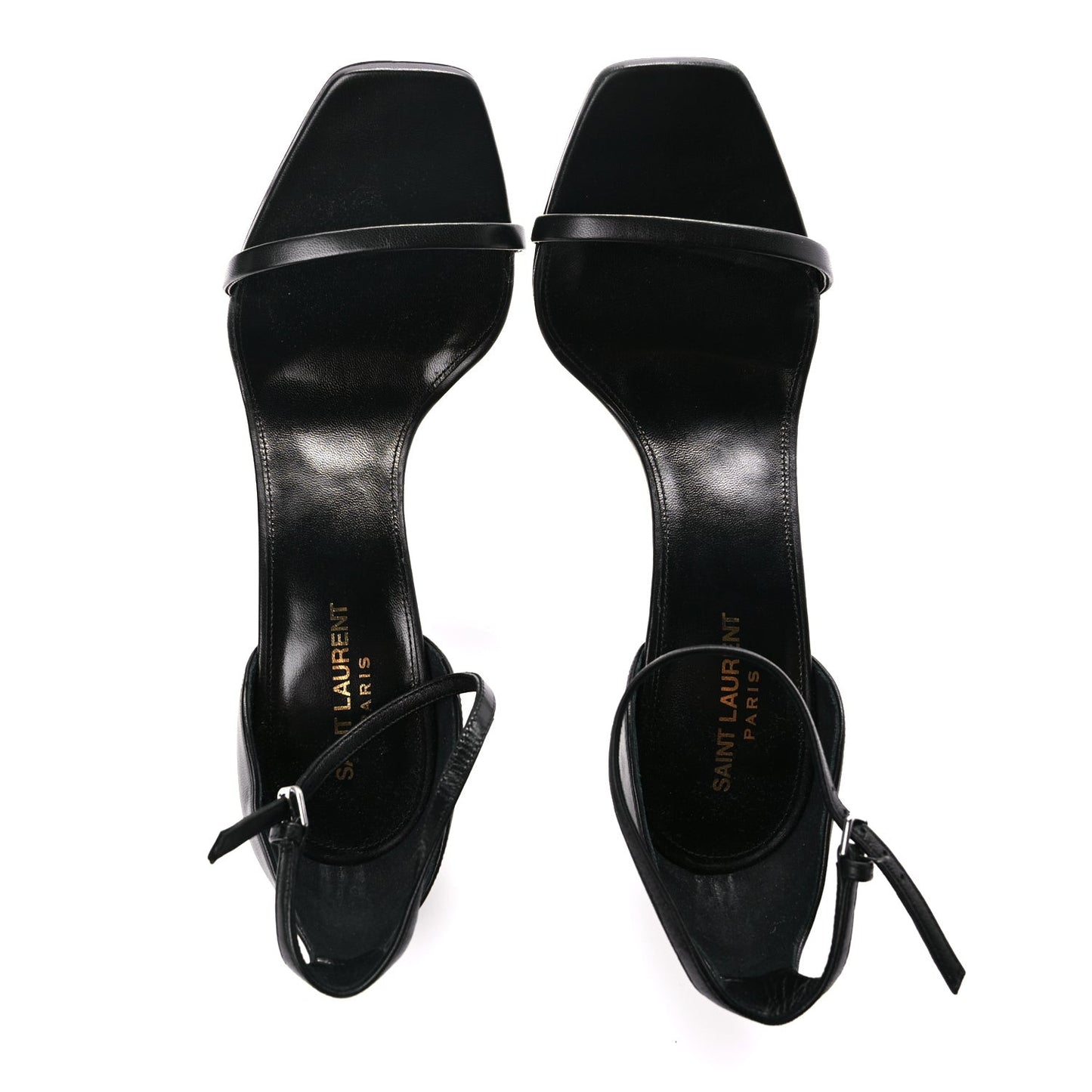 Calfskin Opyum 110 Sandals Black