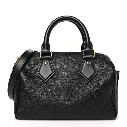 Louis Vuitton Empreinte Monogram Giant Speedy Bandouliere 20 Black 1 of 7
