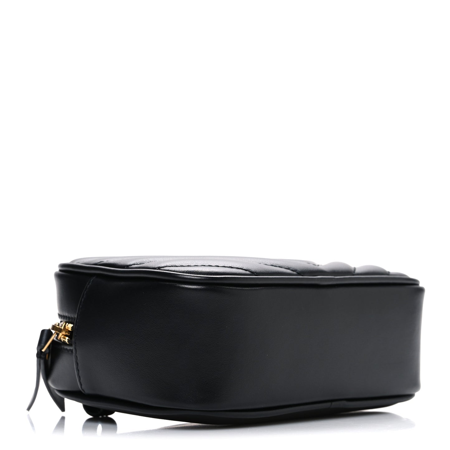 Calfskin Matelasse Monogram Lou Belt Bag Black
