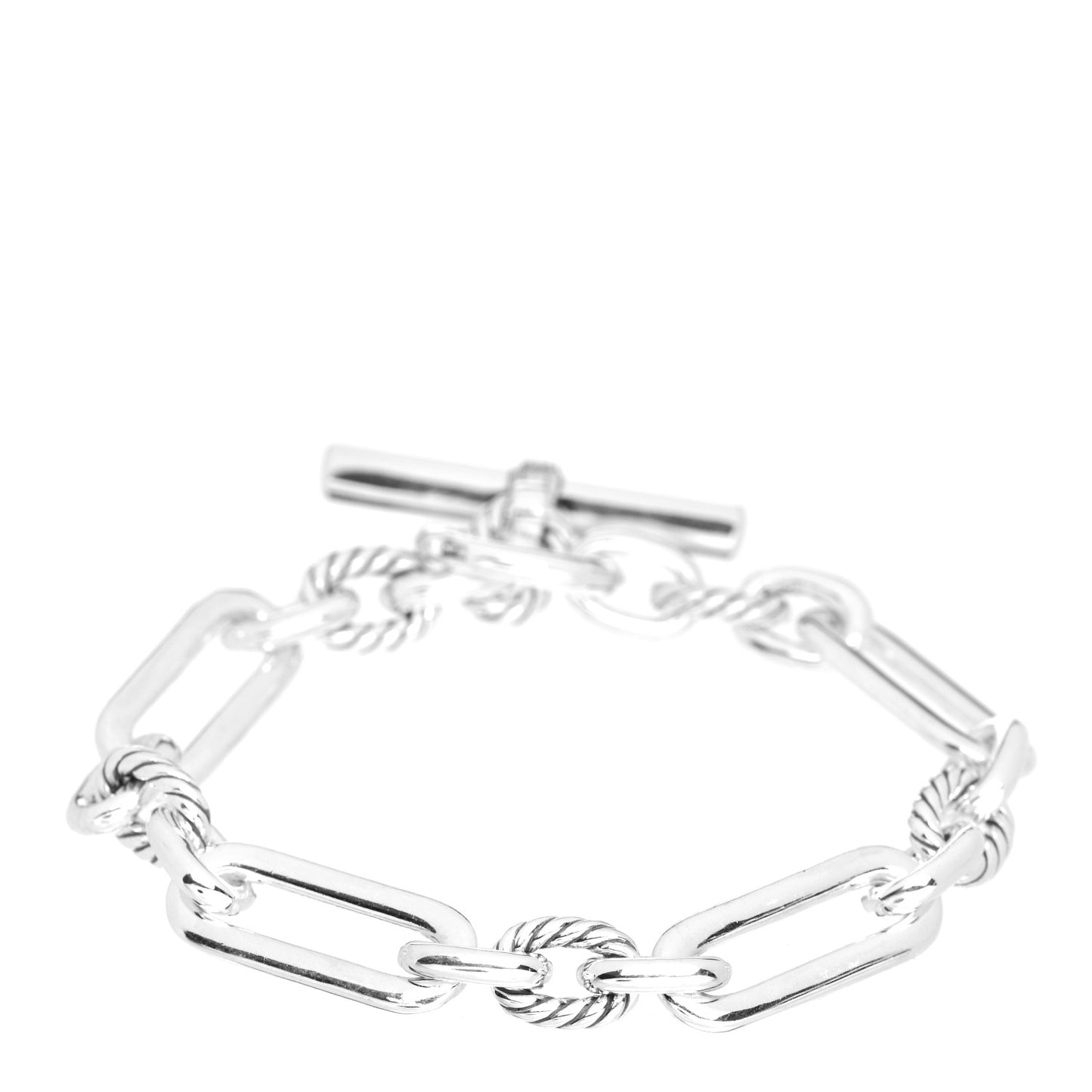 Sterling Silver Diamond Lexington Chain Bracelet