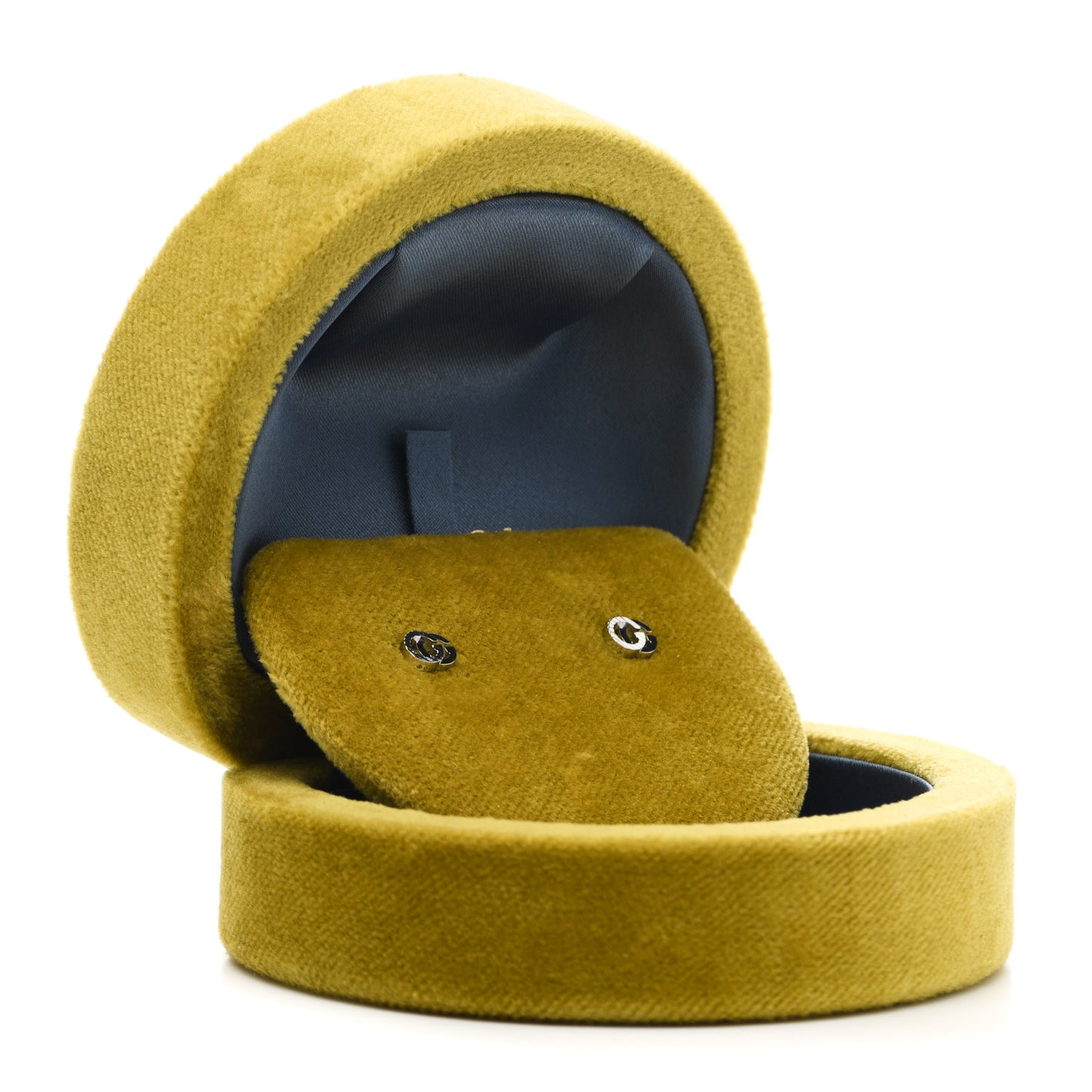 18K White Gold Mini Running GG Stud Earrings