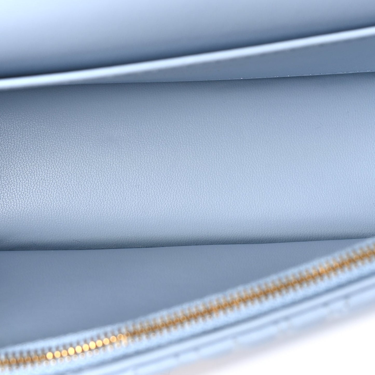 Calfskin Quilted All Over Miss Dior Flap  Azur