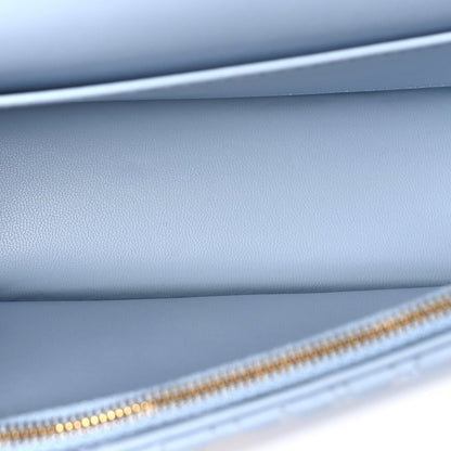 Christian Dior Calfskin Quilted All Over Miss Dior Flap  Azur 4 of 7