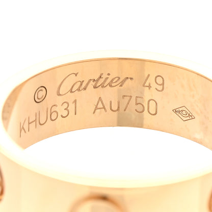 Cartier 18K Yellow Gold 5.5mm LOVE Ring 49 4.75 4 of 6