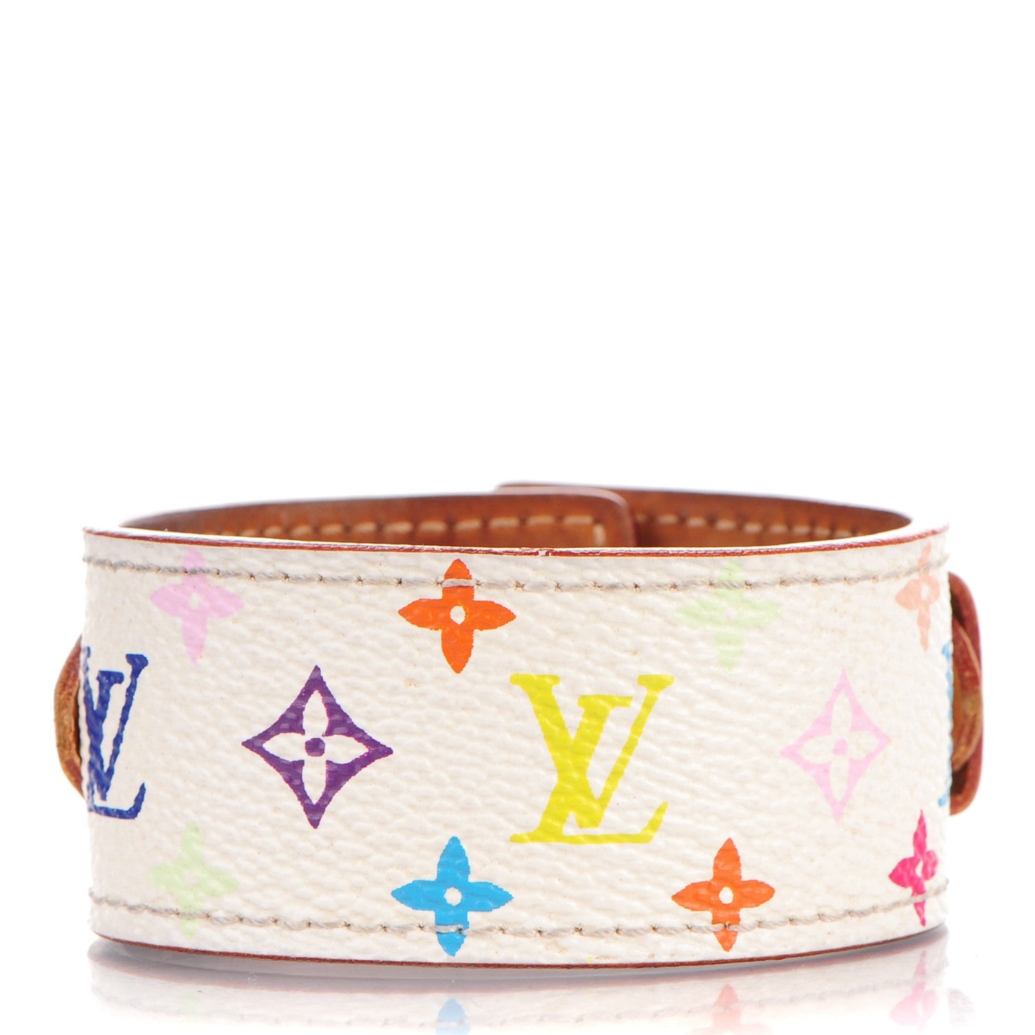 Louis Vuitton Monogram Multicolor Theda Bracelet White 3 of 6
