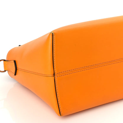 Fendi Vitello King Logo Embossed Medium By The Way Boston Bag Clementine 8 of 10